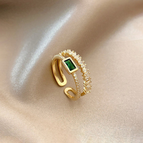 Green Stone Ring
