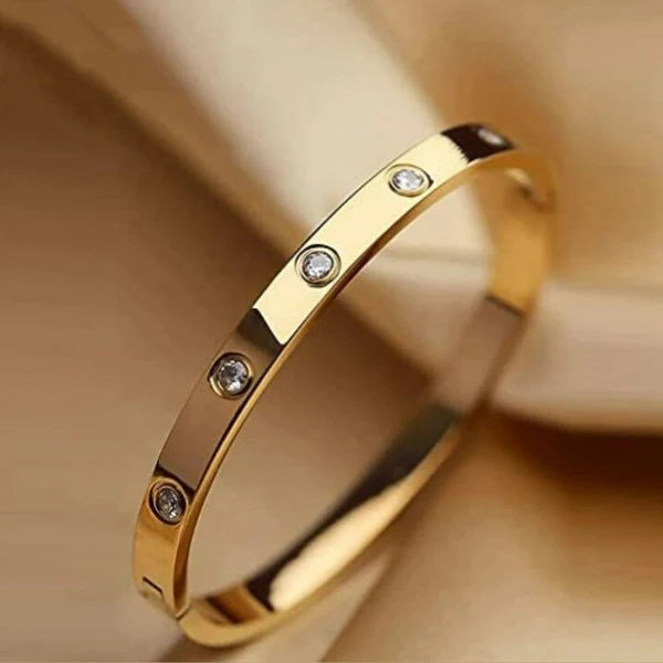 Crystal Love Bangle Bracelet