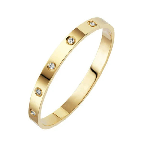 Crystal Love Bangle Bracelet