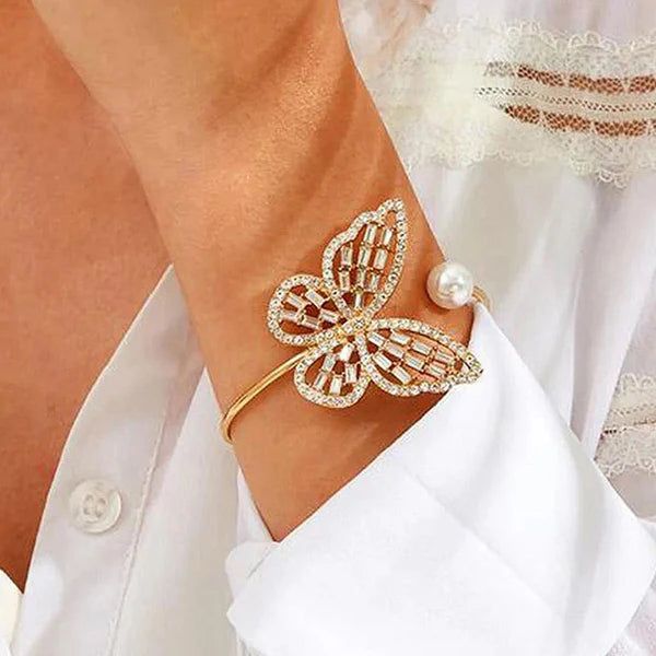 Butterfly Pearl Cuff