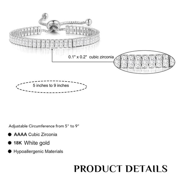 Cubic Zirconia Tennis Bracelet
