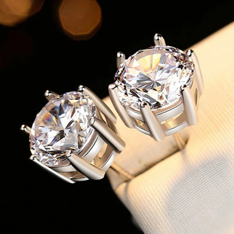 Crystal Purity Stud Earrings